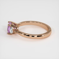 1.18 Ct. Pink Sapphire Ring, 14K Rose Gold 4