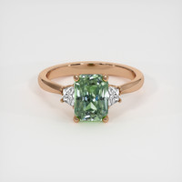 3.30 Ct. Sapphire Ring, 18K Rose Gold 1