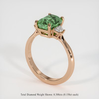 3.30 Ct. Sapphire Ring, 18K Rose Gold 2