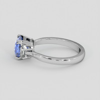 2.18 Ct. Blue Sapphire Ring, 10K White Gold 4