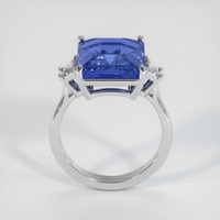 8.14 Ct. Blue Sapphire Ring, 14K White Gold 3