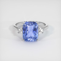 5.01 Ct. Sapphire Ring, 14K White Gold 1