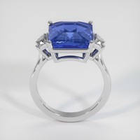 8.14 Ct. Sapphire Ring, 18K White Gold 3