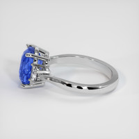 4.12 Ct. Sapphire Ring, 18K White Gold 4