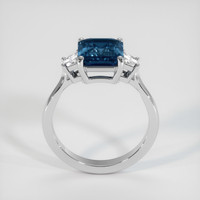 3.57 Ct. Sapphire Ring, 18K White Gold 3