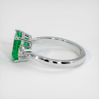 2.04 Ct. Emerald Ring, 18K White Gold 4