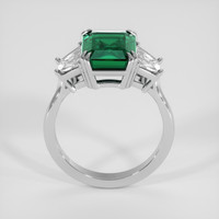 3.50 Ct. Emerald Ring, 18K White Gold 3
