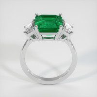 5.23 Ct. Emerald Ring, 18K White Gold 3