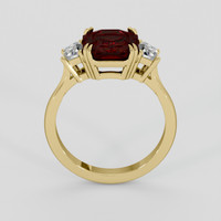 2.54 Ct. Red Spinel Ring, 10K Yellow Gold 3