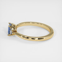 1.06 Ct. Blue Sapphire Ring, 14K Yellow Gold 4