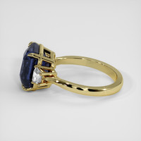 5.88 Ct. Blue Sapphire Ring, 14K Yellow Gold 4