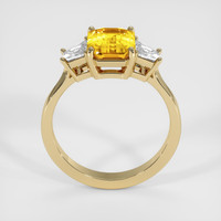 3.06 Ct. Yellow Sapphire Ring, 14K Yellow Gold 3