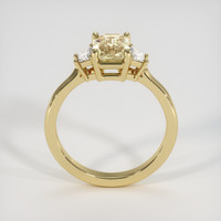 1.68 Ct. Peach Sapphire Ring, 14K Yellow Gold 3
