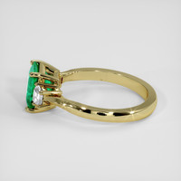 1.68 Ct. Emerald Ring, 18K Yellow Gold 4
