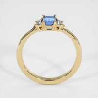 1.06 Ct. Blue Sapphire Ring, 18K Yellow Gold 3