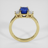 1.64 Ct. Blue Sapphire Ring, 18K Yellow Gold 3