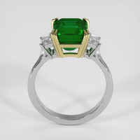 4.30 Ct. Emerald Ring, 18K Yellow & White 3
