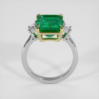 4.87 Ct. Emerald Ring, 18K Yellow & White 3