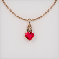 Ruby Pendant 1.04 Ct., 14K Rose Gold Preview
