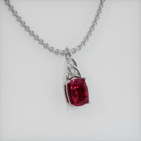 3.89 Ct. Gemstone Pendant, Platinum 950 2