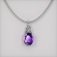 1.59 Ct. Gemstone Pendant, Platinum 950 1