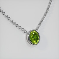 3.83 Ct. Gemstone Pendant, Platinum 950 2