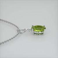 2.25 Ct. Gemstone Pendant, Platinum 950 3