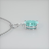 1.82 Ct. Gemstone Pendant, Platinum 950 3