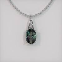 2.32 Ct. Gemstone Pendant, Platinum 950 1