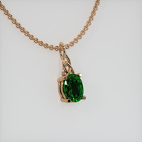 0.72 Ct. Gemstone Pendant, 14K Rose Gold 2