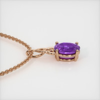 1.59 Ct. Gemstone Pendant, 14K Rose Gold 3