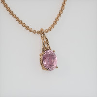 2.52 Ct. Gemstone Pendant, 14K Rose Gold 2