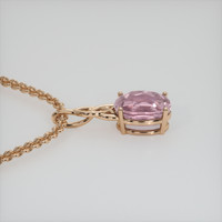 2.52 Ct. Gemstone Pendant, 14K Rose Gold 3