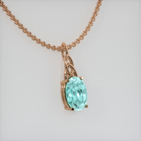 1.82 Ct. Gemstone Pendant, 14K Rose Gold 2