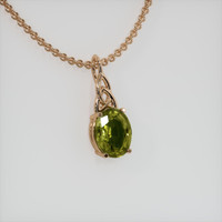 1.73 Ct. Gemstone Pendant, 14K Rose Gold 2