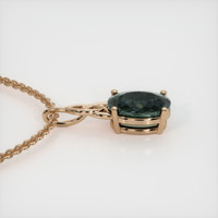 2.32 Ct. Gemstone Pendant, 14K Rose Gold 3