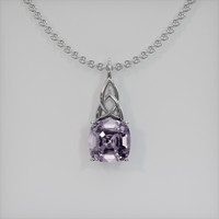 1.52 Ct. Gemstone Pendant, 14K White Gold 1