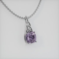 1.52 Ct. Gemstone Pendant, 14K White Gold 2