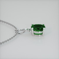 0.72 Ct. Gemstone Pendant, 14K White Gold 3