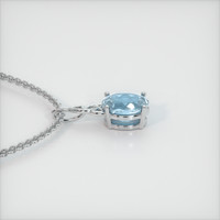 1.85 Ct. Gemstone Pendant, 14K White Gold 3