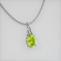 1.68 Ct. Gemstone Pendant, 18K White Gold 2