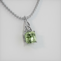 2.20 Ct. Gemstone Pendant, 18K White Gold 2