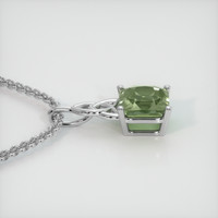 2.20 Ct. Gemstone Pendant, 18K White Gold 3