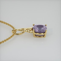 1.52 Ct. Gemstone Pendant, 14K Yellow Gold 3