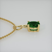 0.72 Ct. Gemstone Pendant, 14K Yellow Gold 3