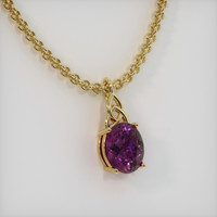 4.27 Ct. Gemstone Pendant, 14K Yellow Gold 2