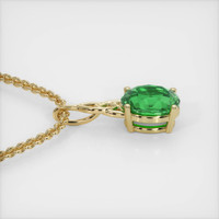 2.03 Ct. Gemstone Pendant, 14K Yellow Gold 3