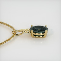 2.32 Ct. Gemstone Pendant, 14K Yellow Gold 3