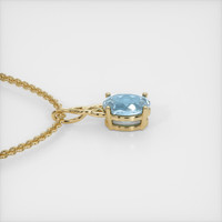 1.85 Ct. Gemstone Pendant, 14K Yellow Gold 3