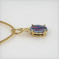 0.85 Ct. Gemstone Pendant, 18K Yellow Gold 3